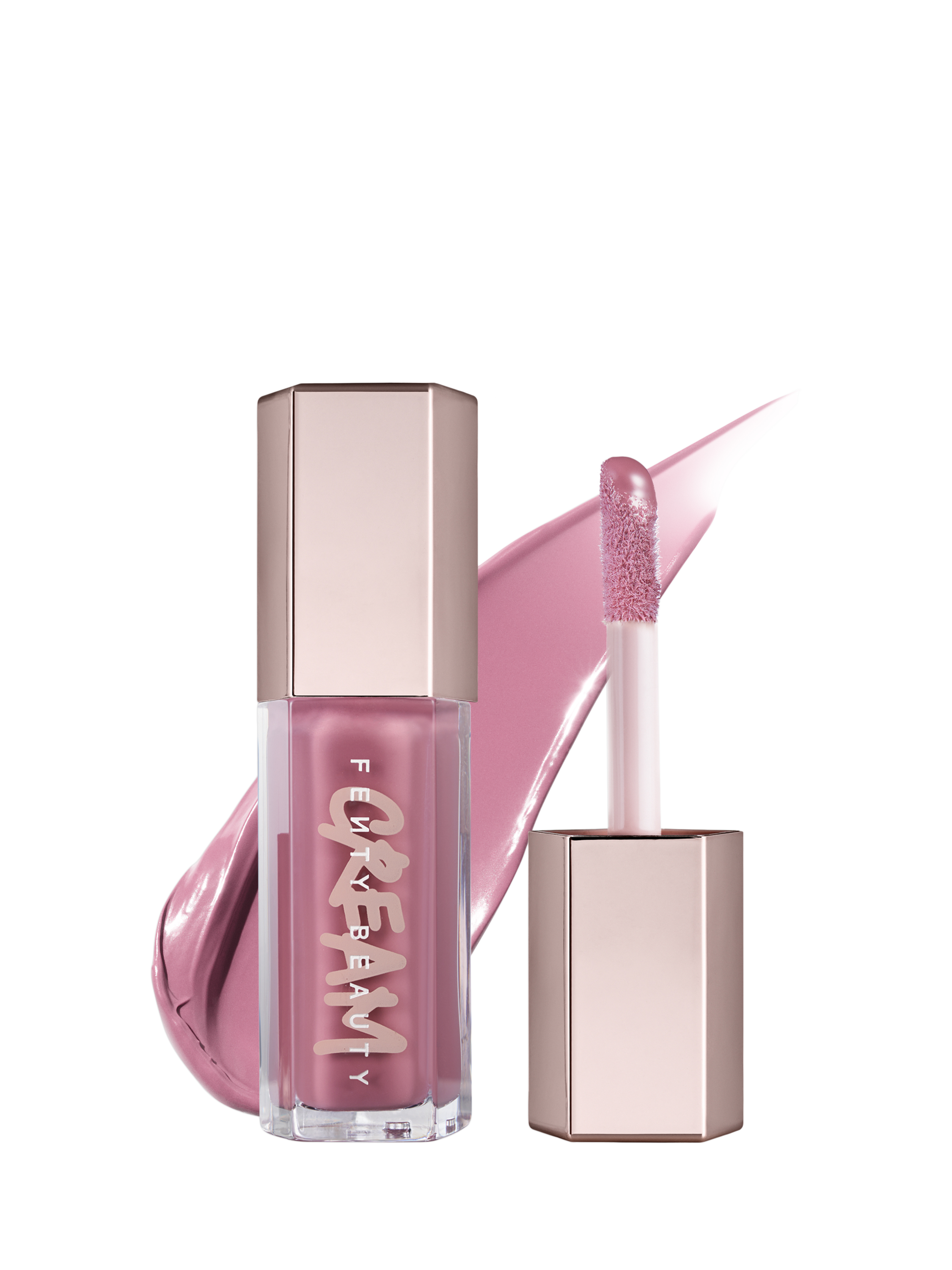 Product image 1 of 6, which shows Fenty Beauty Gloss Bomb Cream Colour Drip Lip Cream, Mauve Wife$