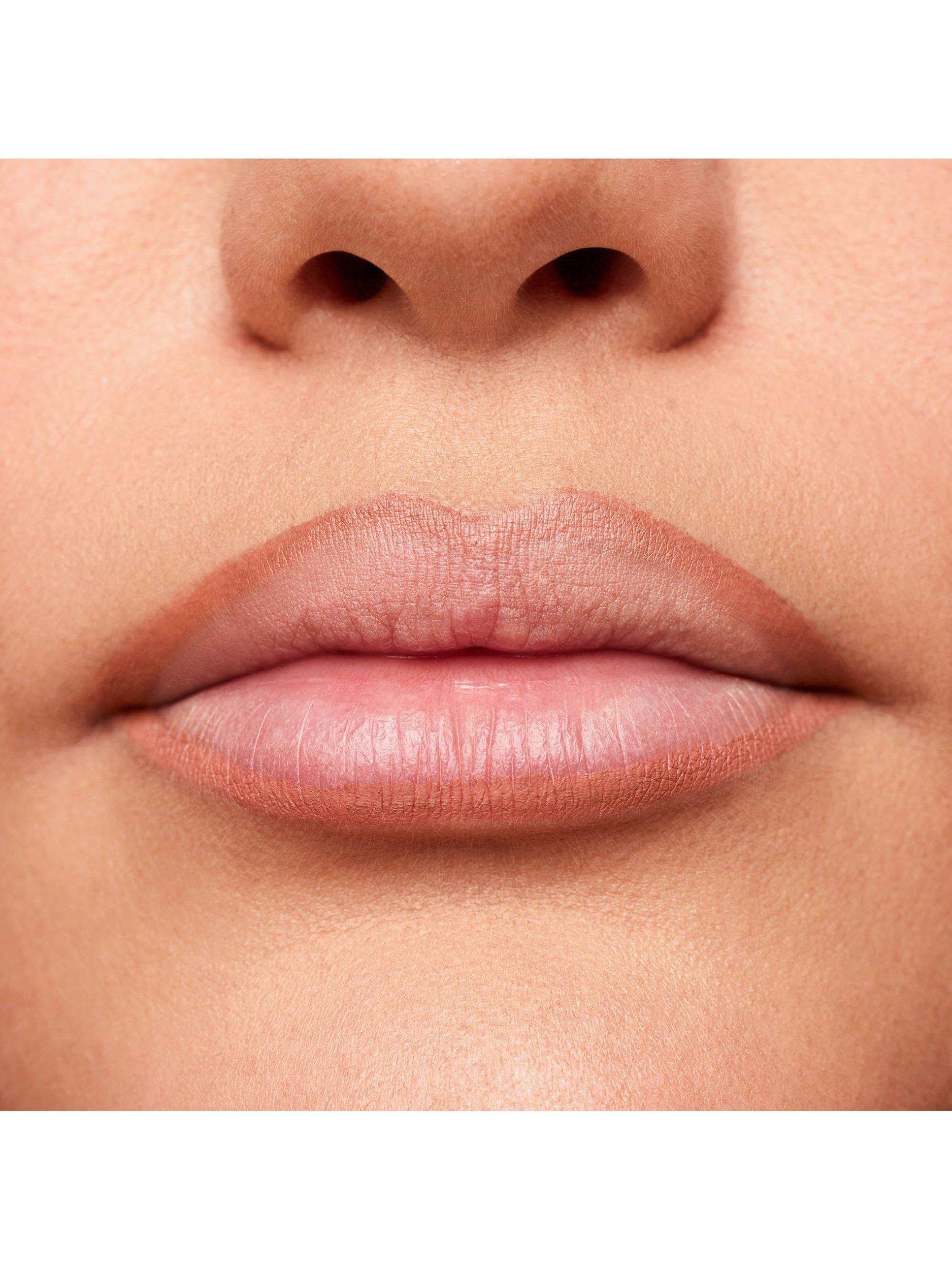 Product image 4 of 8, which shows Fenty Beauty Trace'd Out Pencil Lip Liner, Apri'caught