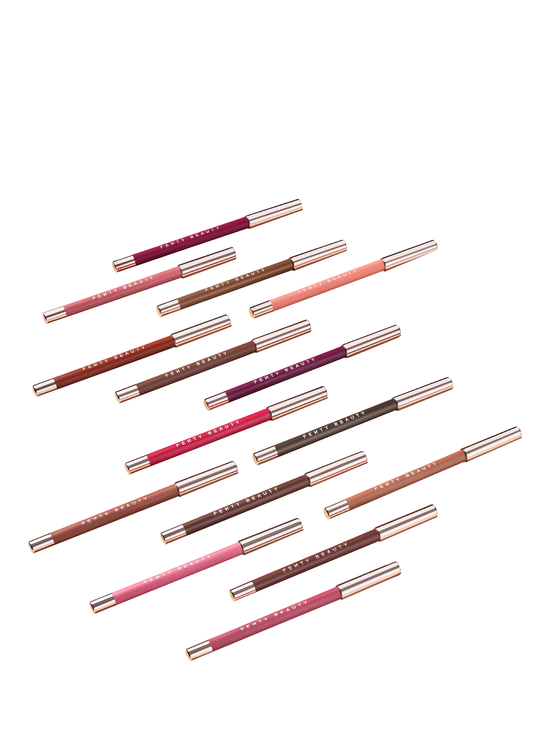 Product image 6 of 8, which shows Fenty Beauty Trace'd Out Pencil Lip Liner, Apri'caught