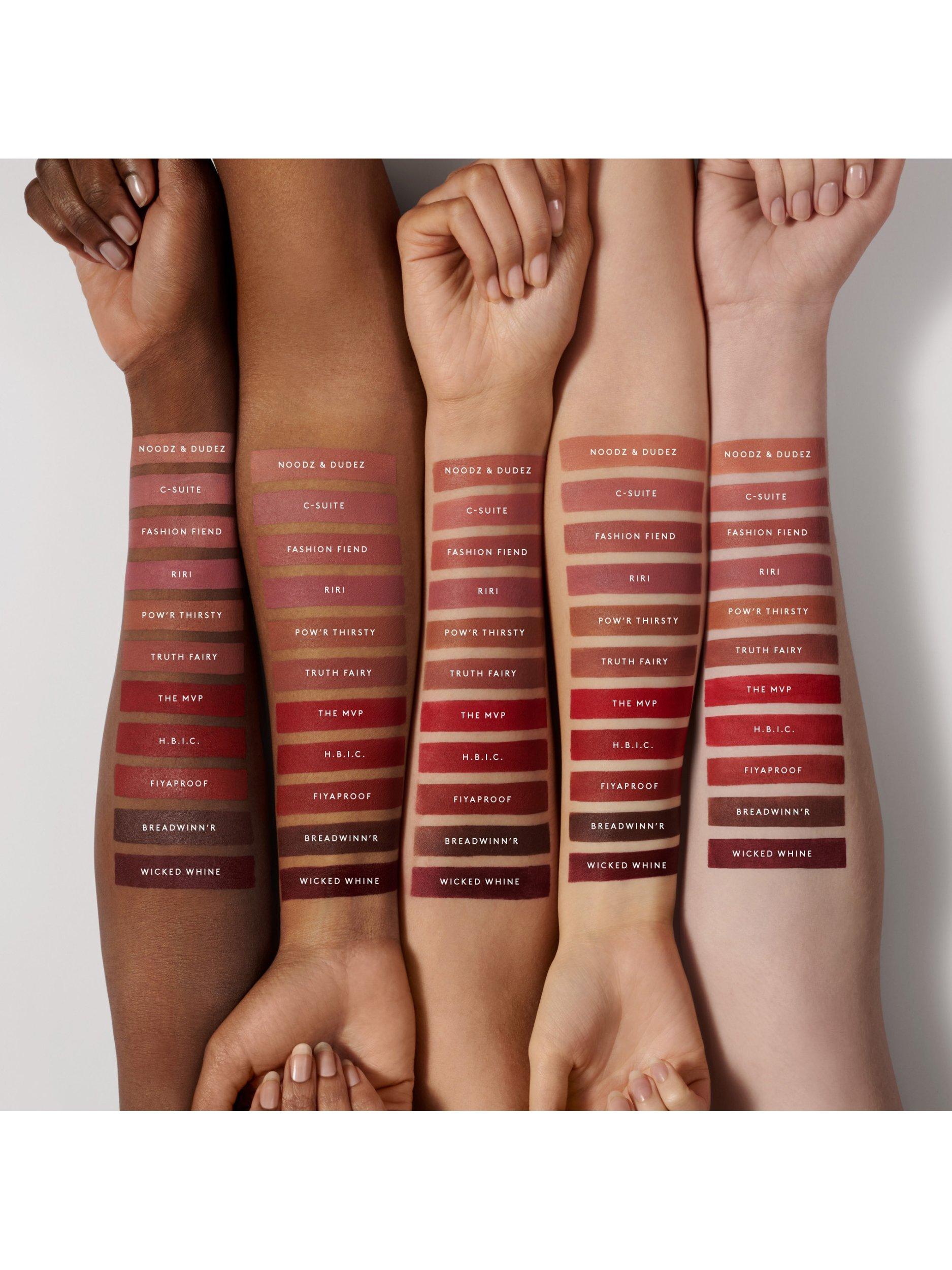 Product image 2 of 4, which shows Fenty Beauty Icon Velvet Liquid Lipstick, Noodz & Dudez