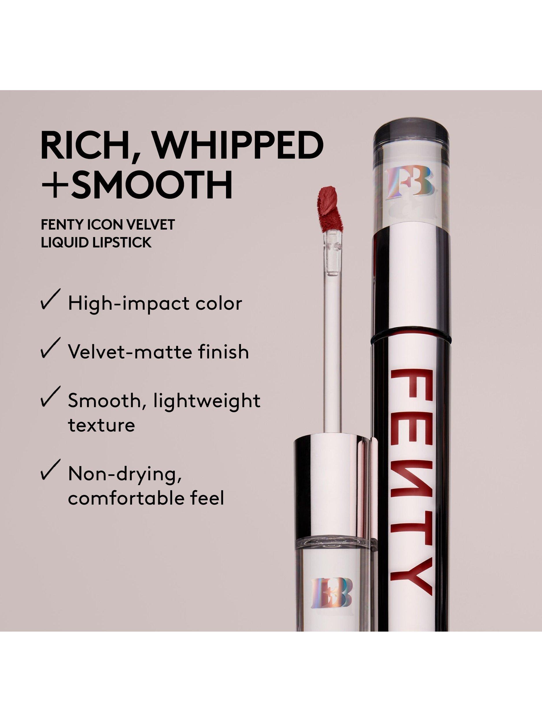 Product image 3 of 4, which shows Fenty Beauty Icon Velvet Liquid Lipstick, Noodz & Dudez