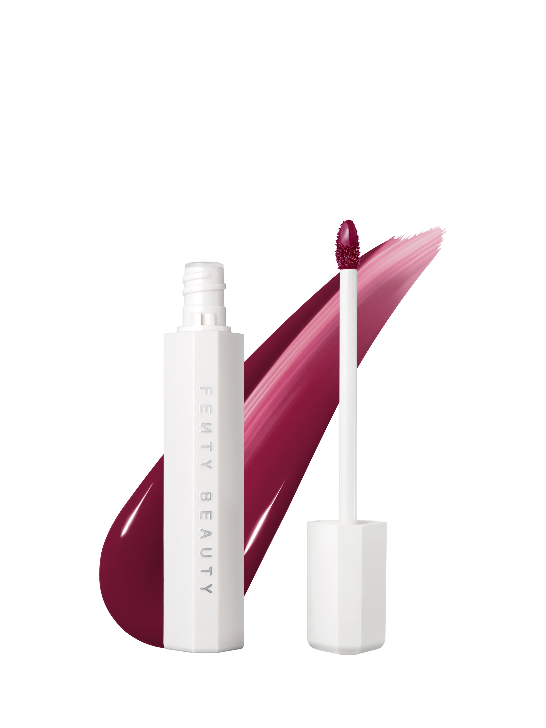 Product image 1 of 5, which shows Fenty Beauty Poutsicle Hydrating Lip Stain, Berry Banger