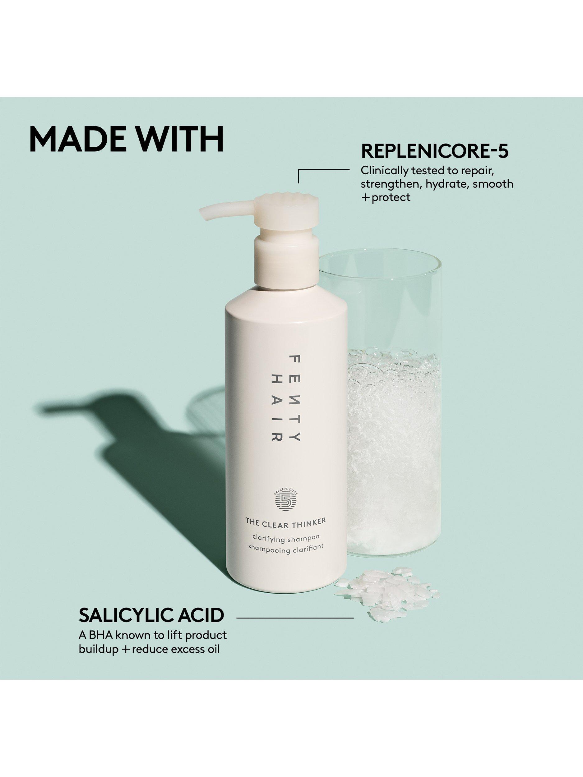 Product image 6 of 10, which shows Fenty Hair The Clear Thinker Clarifying Shampoo, 90ml