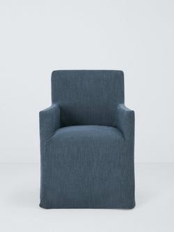 John Lewis Edith Loose Cover Carver Chair - view 2, Salice 4112 - Waves