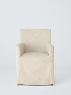 John Lewis Edith Loose Cover Carver Chair - view 2, Salice 4095 - Dusty