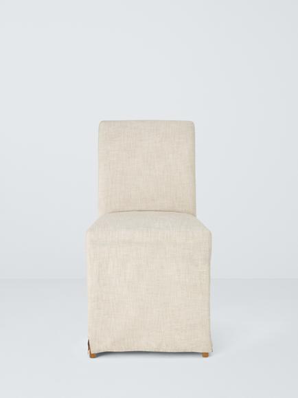 John Lewis Edith Loose Cover Chair - view 2, Salice 4095 - Dusty