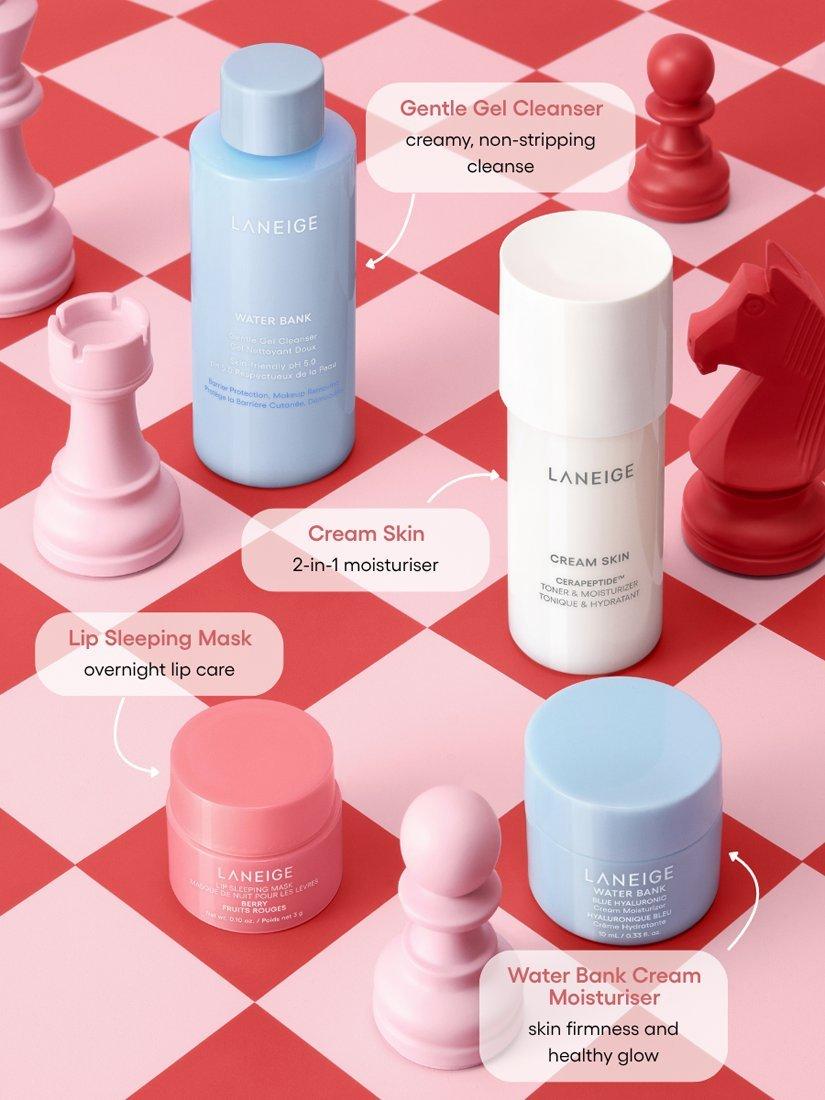 Product image 4 of 6, which shows LANEIGE Hydration To Go Holiday Skincare Gift Set