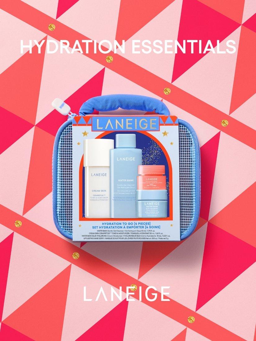 Product image 6 of 6, which shows LANEIGE Hydration To Go Holiday Skincare Gift Set