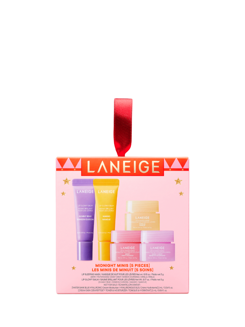 Product image 2 of 6, which shows LANEIGE Midnight Minis Holiday Skincare Gift Set