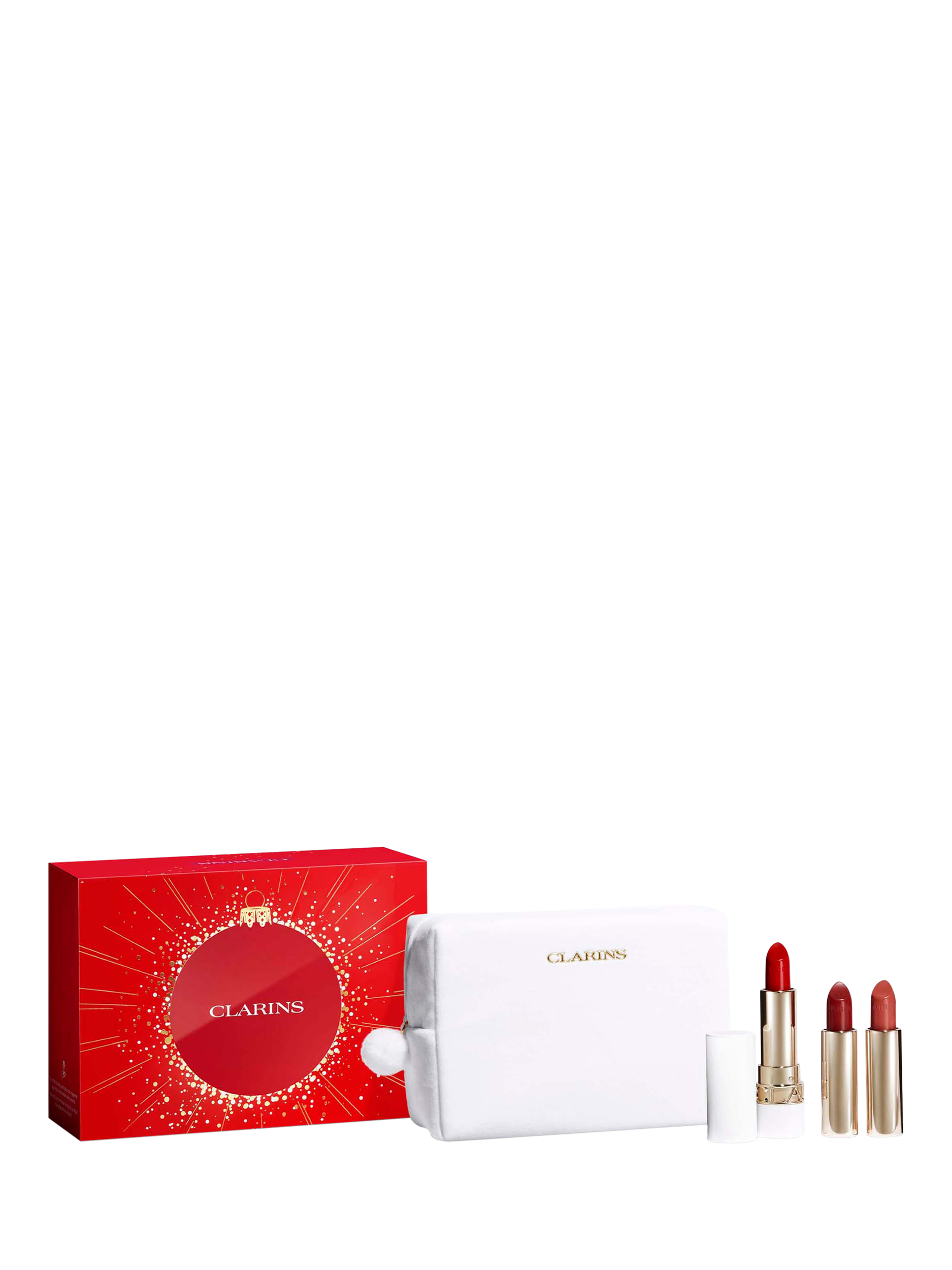 Product image 1 of 5, which shows Clarins Joli Rouge Collection Makeup Gift Set