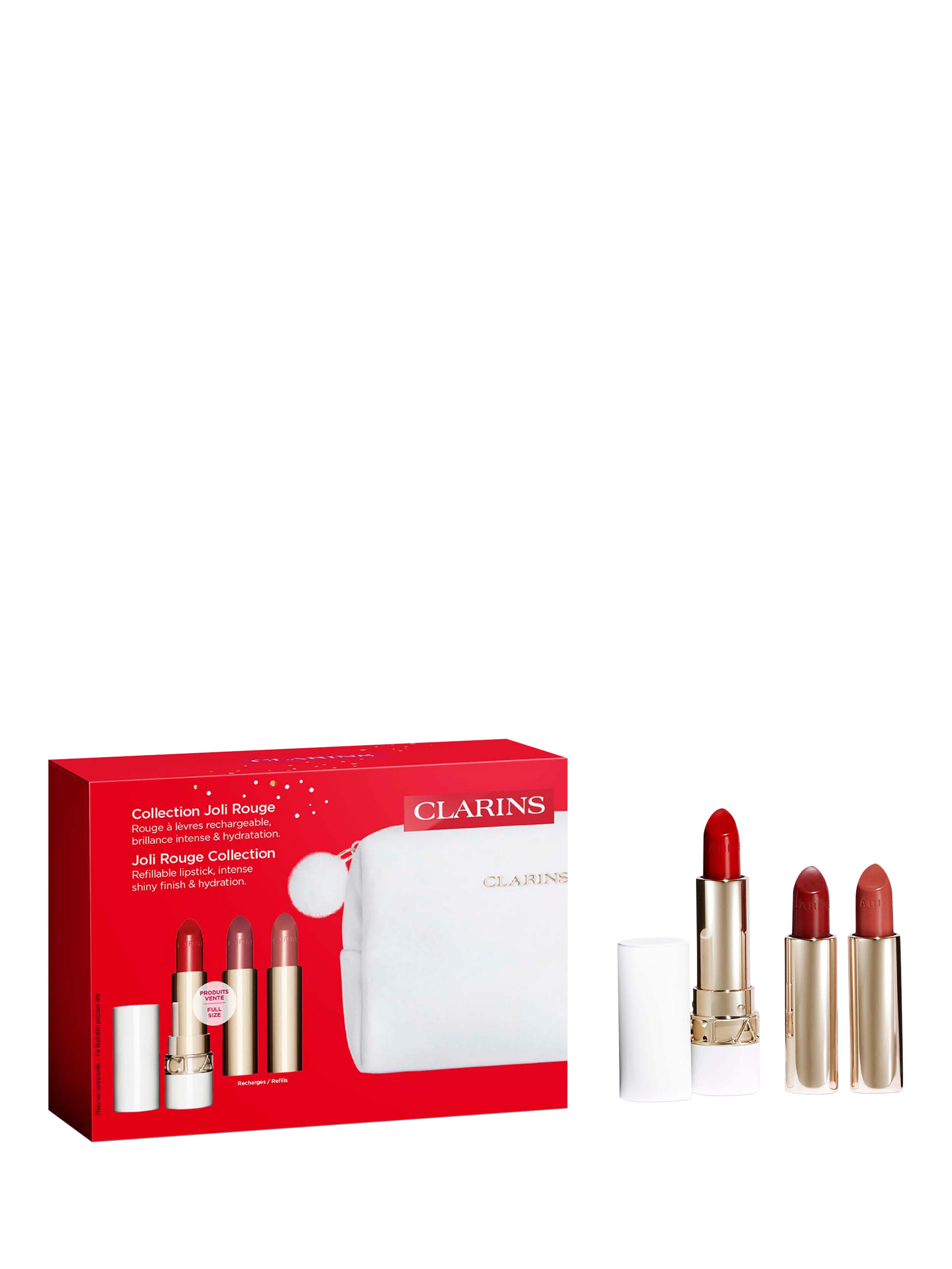 Product image 3 of 5, which shows Clarins Joli Rouge Collection Makeup Gift Set