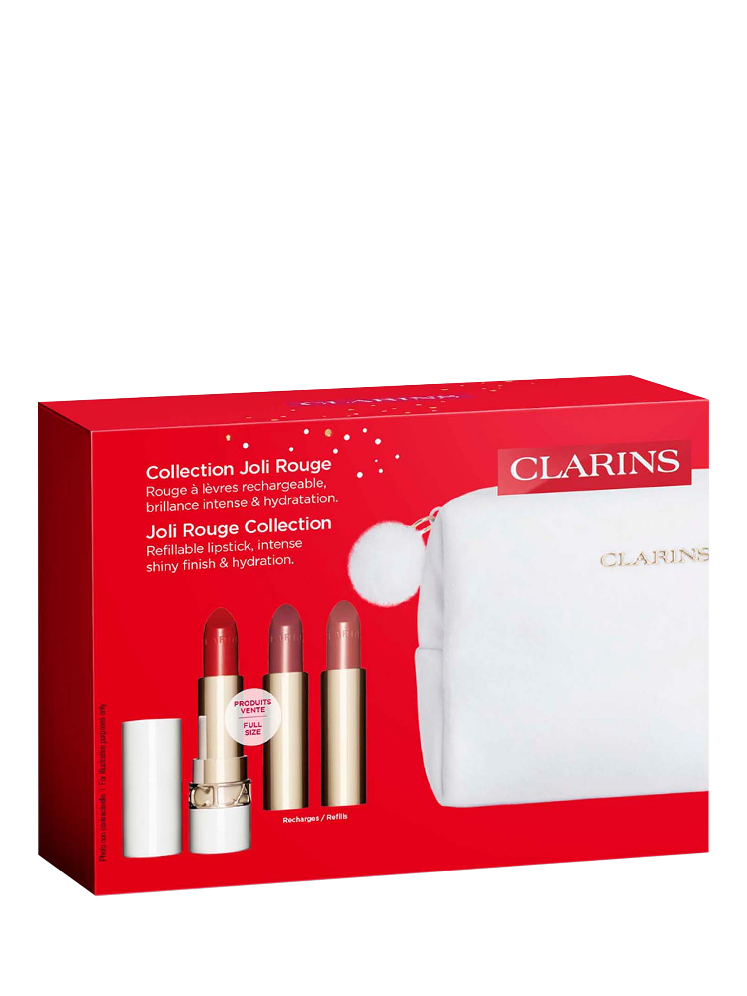 Product image 4 of 5, which shows Clarins Joli Rouge Collection Makeup Gift Set