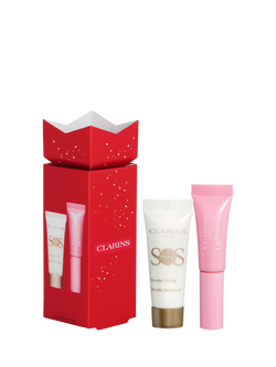 Clarins Prime & Pout Stocking Filler Makeup Gift Set, 