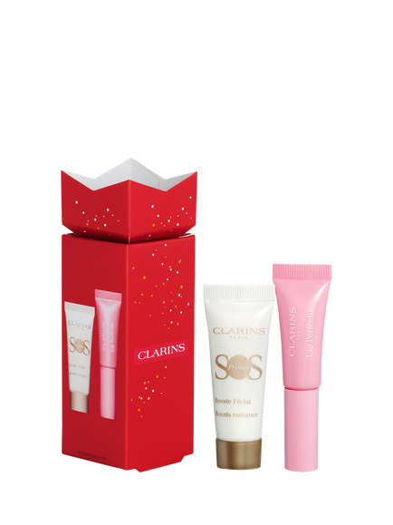 Clarins Prime & Pout Stocking Filler Makeup Gift Set, 