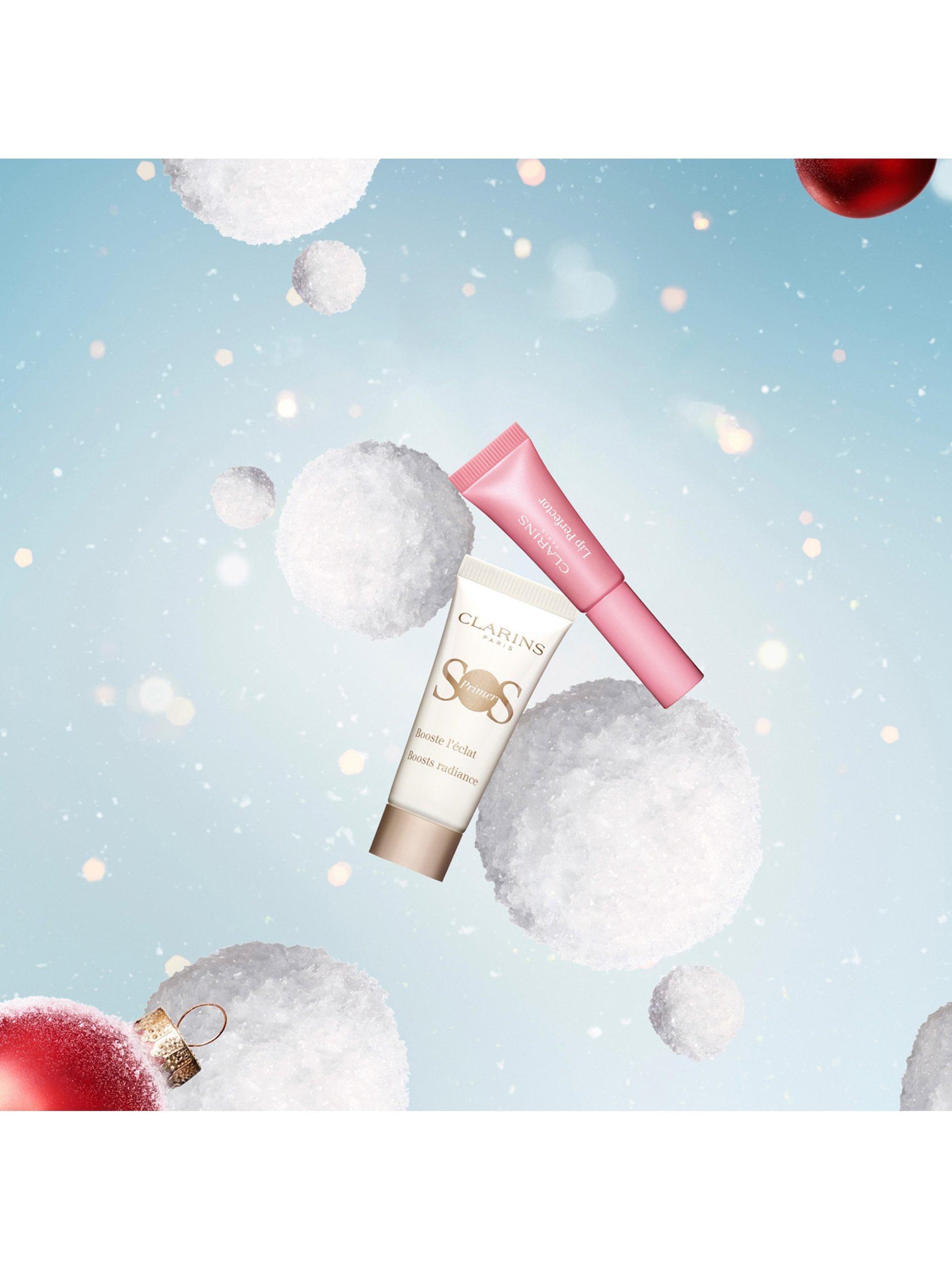 Product image 4 of 4, which shows Clarins Prime & Pout Stocking Filler Makeup Gift Set