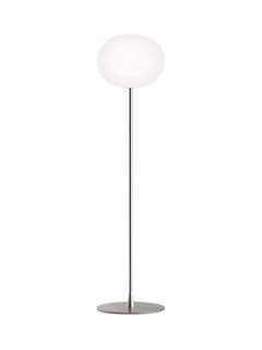 Flos Glo-Ball Opaline Glass Floor Lamp, White