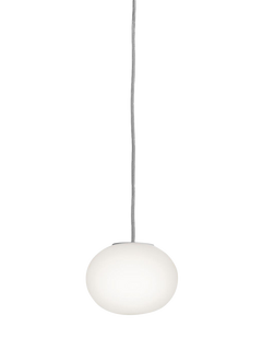 Flos Glo-Ball Opaline Glass Mini Pendant Ceiling Light, White