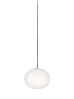 Flos Glo-Ball Opaline Glass Mini Pendant Ceiling Light, White, White