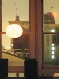 Flos Glo-Ball Opaline Glass Pendant Ceiling Light, White - view 2, White