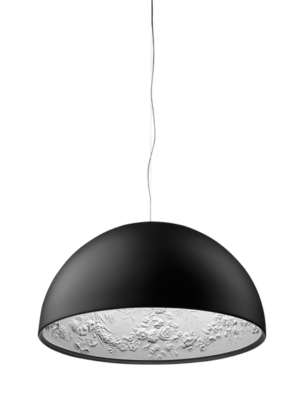 Flos Skygarden Pendant Ceiling Light, Grey Steel, Matte Black