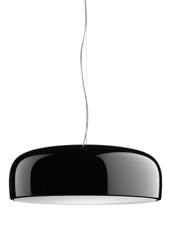Flos Smithfield Suspension Pendant Ceiling Light, Black, Glossy Black