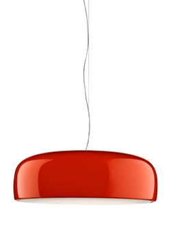 Flos Smithfield Suspension Pendant Ceiling Light, Red
