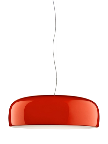 Flos Smithfield Suspension Pendant Ceiling Light, Red