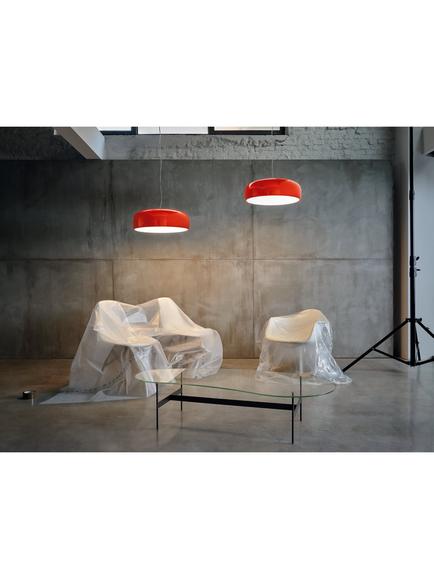 Flos Smithfield Suspension Pendant Ceiling Light - view 2, Red
