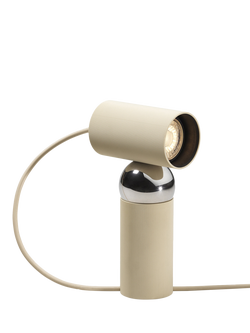 Flos Bilboquet Adjustable Head Table Lamp, Linen