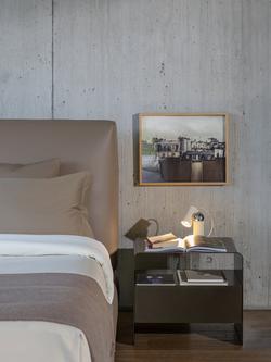 Flos Bilboquet Adjustable Head Table Lamp - view 2, Linen