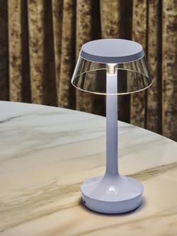 Flos Philippe Starck Bon Jour Unplugged Rechargeable Cordless Table Lamp, Fade Blue - view 2, Fade Blue