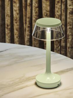Flos Philippe Starck Bon Jour Unplugged Rechargeable Cordless Table Lamp - view 2, Fresh Mint