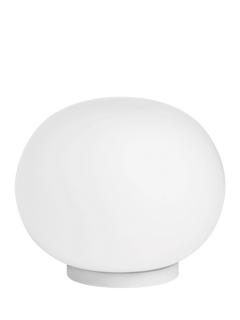 Flos Glo-Ball Opaline Glass Mini Table Lamp, White