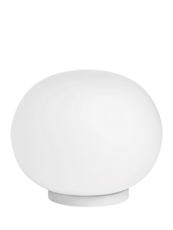 Flos Glo-Ball Opaline Glass Mini Table Lamp, White, White