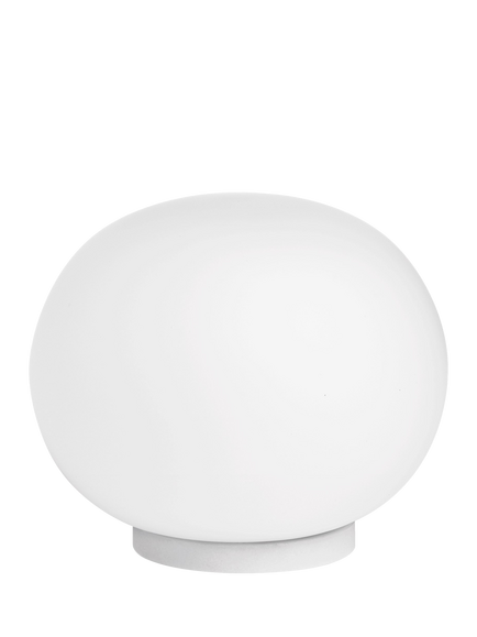 Flos Glo-Ball Opaline Glass Mini Table Lamp, White, White
