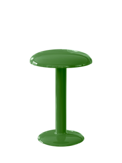 Flos Gustave Rechargeable Portable Table Lamp, Lacquered Green