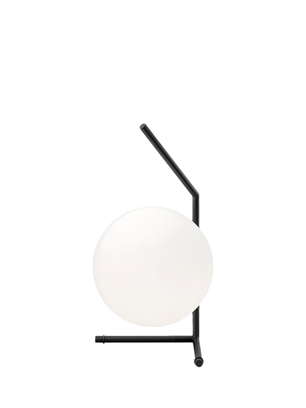 Flos Opaline Glass Globe Low Table Lamp, Black