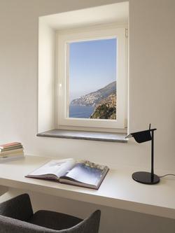 Flos Tab Rotating Head Table Lamp - view 2, Black