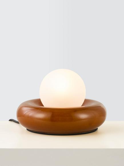 John Lewis Doughnut Table Lamp, Auburn