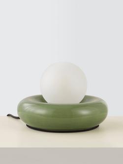 John Lewis Doughnut Table Lamp - view 2, Green
