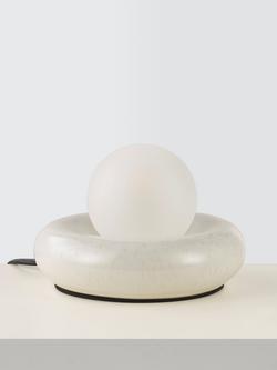 John Lewis Doughnut Table Lamp - view 2, Greige
