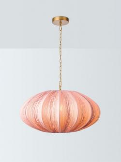 John Lewis Edith Pendant Ceiling Light, Plaster