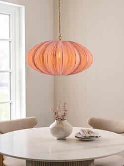 John Lewis Edith Pendant Ceiling Light - view 2, Plaster