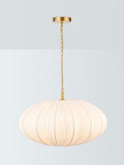 John Lewis Edith Pendant Ceiling Light, White