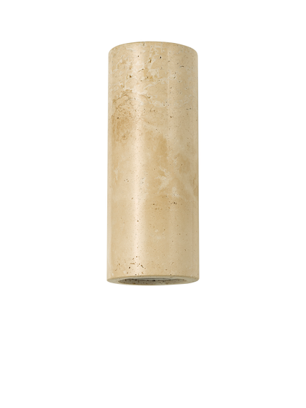John Lewis Linea Marble Wall Light, Travertine - view 2, Travertine