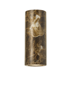 John Lewis Linea Marble Wall Light, Brown, Brown