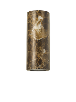 John Lewis Linea Marble Wall Light, Brown - view 2, Brown