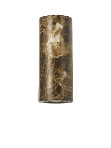 John Lewis Linea Marble Wall Light, Brown - view 2, Brown