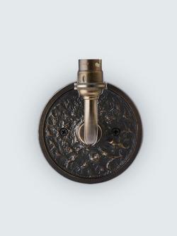 John Lewis Altalune Wall Light Base, Bronze, Bronze
