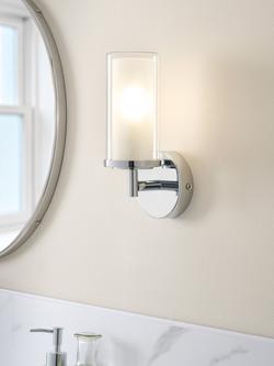 John Lewis Sydney Bathroom Wall Light - view 2, Chrome